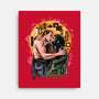 Kiss For The Planet Of The Apes-None-Stretched-Canvas-zascanauta