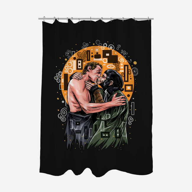 Kiss For The Planet Of The Apes-None-Polyester-Shower Curtain-zascanauta