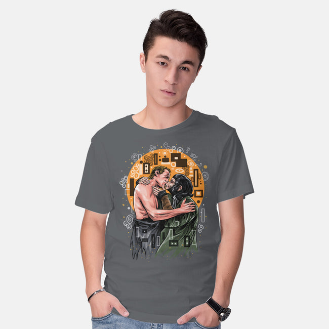 Kiss For The Planet Of The Apes-Mens-Basic-Tee-zascanauta