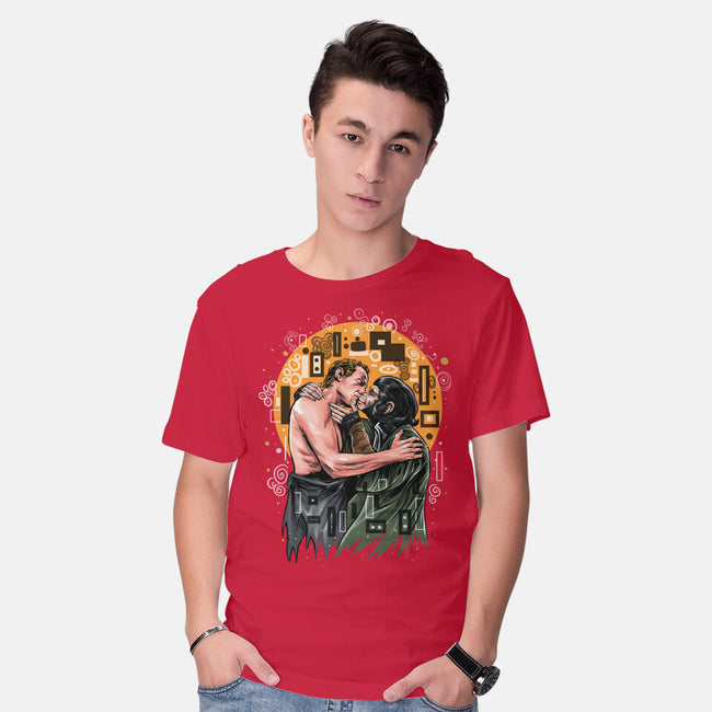 Kiss For The Planet Of The Apes-Mens-Basic-Tee-zascanauta