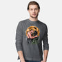 Kiss For The Planet Of The Apes-Mens-Long Sleeved-Tee-zascanauta