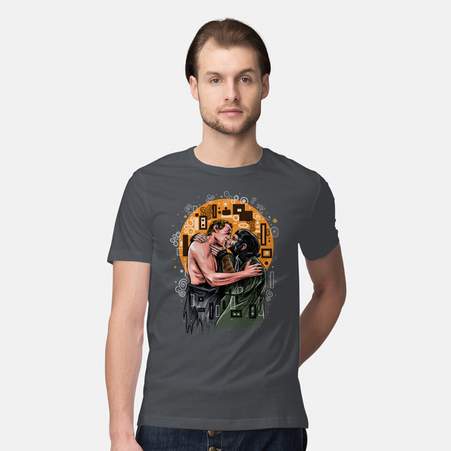 Kiss For The Planet Of The Apes-Mens-Premium-Tee-zascanauta
