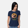 Kiss For The Planet Of The Apes-Womens-Basic-Tee-zascanauta
