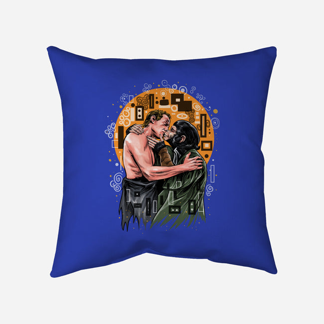 Kiss For The Planet Of The Apes-None-Removable Cover w Insert-Throw Pillow-zascanauta