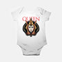 The Galactic Queen-Baby-Basic-Onesie-glitchygorilla