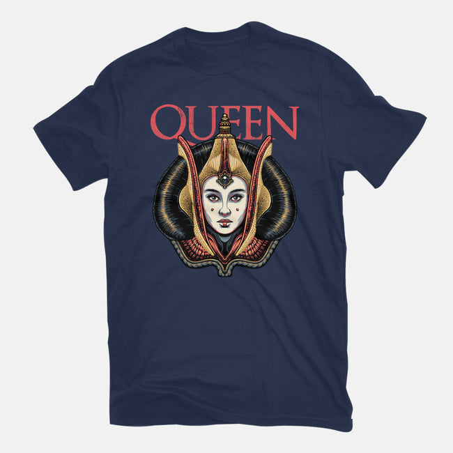 The Galactic Queen-Womens-Basic-Tee-glitchygorilla
