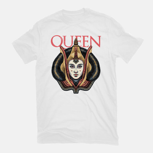 The Galactic Queen-Womens-Basic-Tee-glitchygorilla