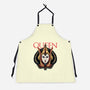 The Galactic Queen-Unisex-Kitchen-Apron-glitchygorilla