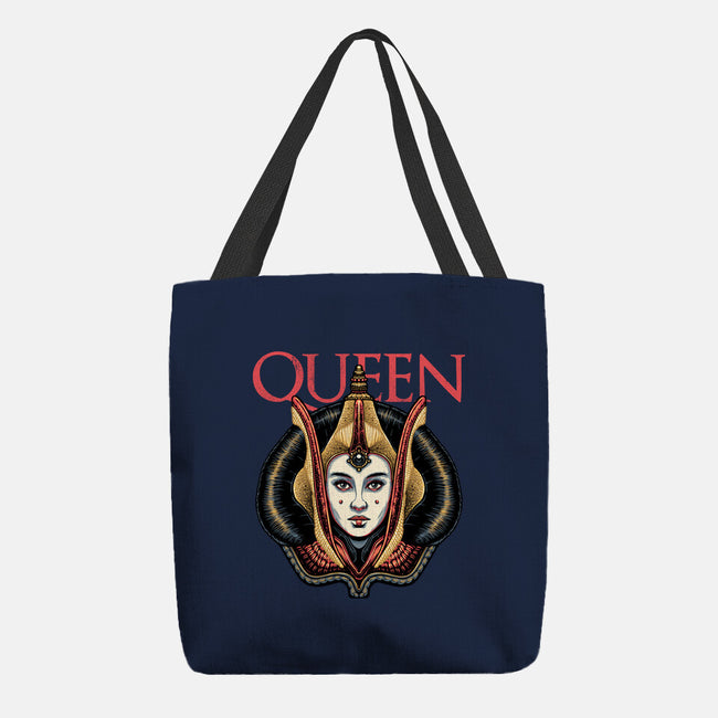 The Galactic Queen-None-Basic Tote-Bag-glitchygorilla
