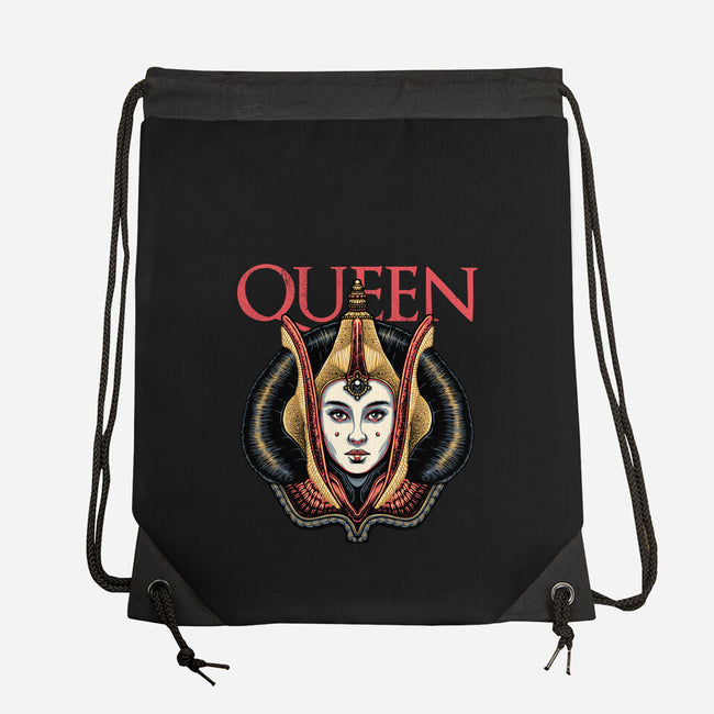 The Galactic Queen-None-Drawstring-Bag-glitchygorilla