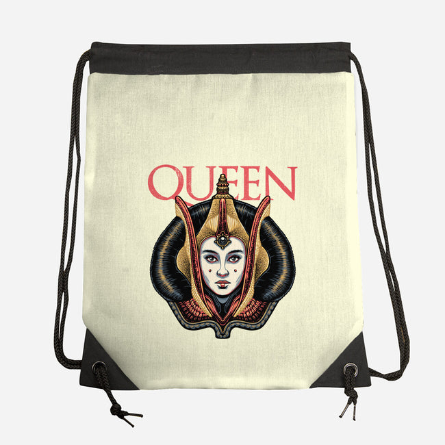 The Galactic Queen-None-Drawstring-Bag-glitchygorilla