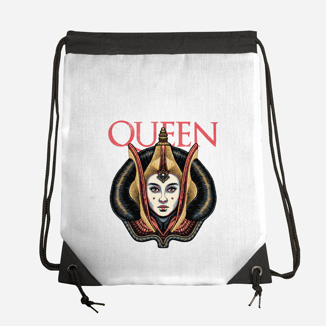 The Galactic Queen-None-Drawstring-Bag-glitchygorilla