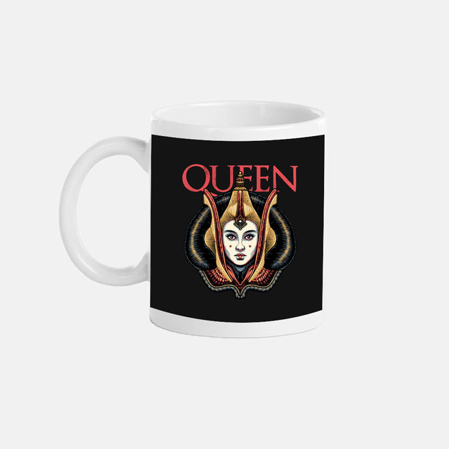 The Galactic Queen-None-Mug-Drinkware-glitchygorilla