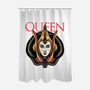 The Galactic Queen-None-Polyester-Shower Curtain-glitchygorilla