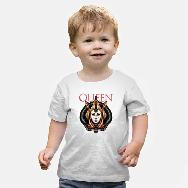 The Galactic Queen-Baby-Basic-Tee-glitchygorilla
