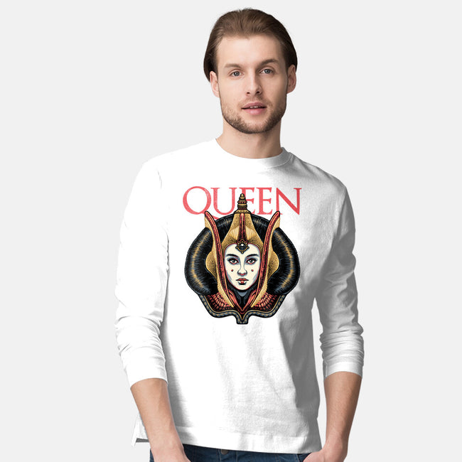The Galactic Queen-Mens-Long Sleeved-Tee-glitchygorilla