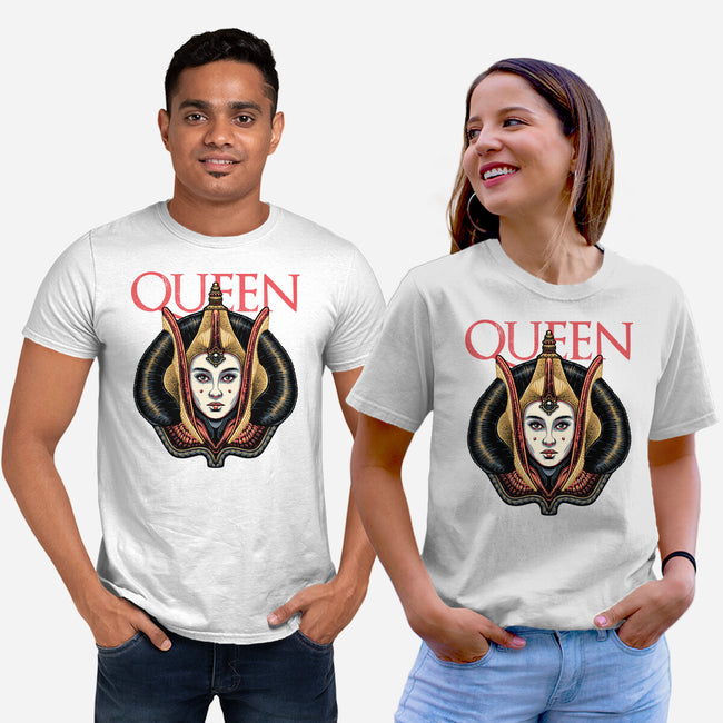 The Galactic Queen-Unisex-Basic-Tee-glitchygorilla