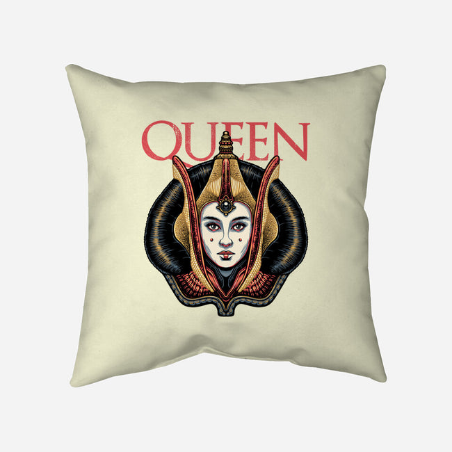 The Galactic Queen-None-Removable Cover w Insert-Throw Pillow-glitchygorilla