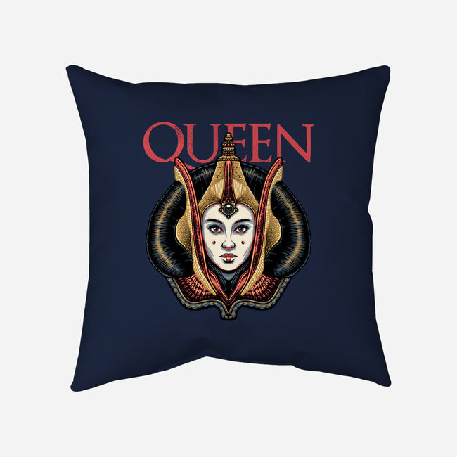 The Galactic Queen-None-Removable Cover w Insert-Throw Pillow-glitchygorilla
