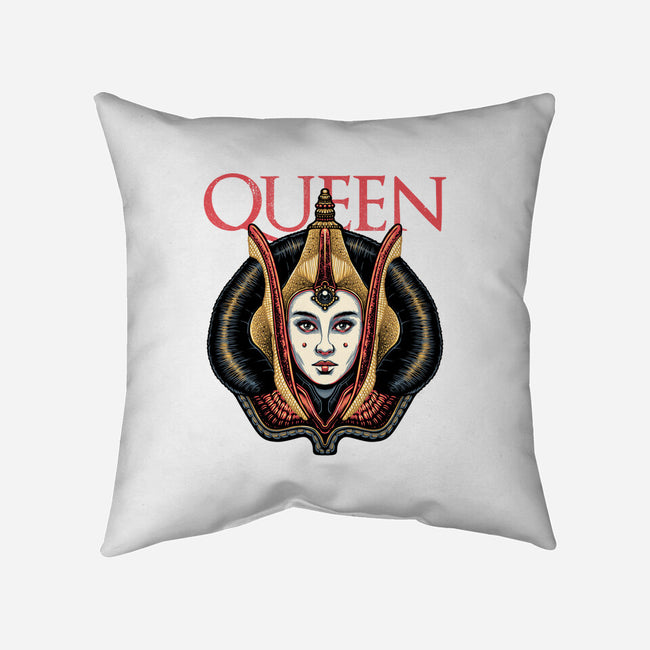 The Galactic Queen-None-Removable Cover w Insert-Throw Pillow-glitchygorilla