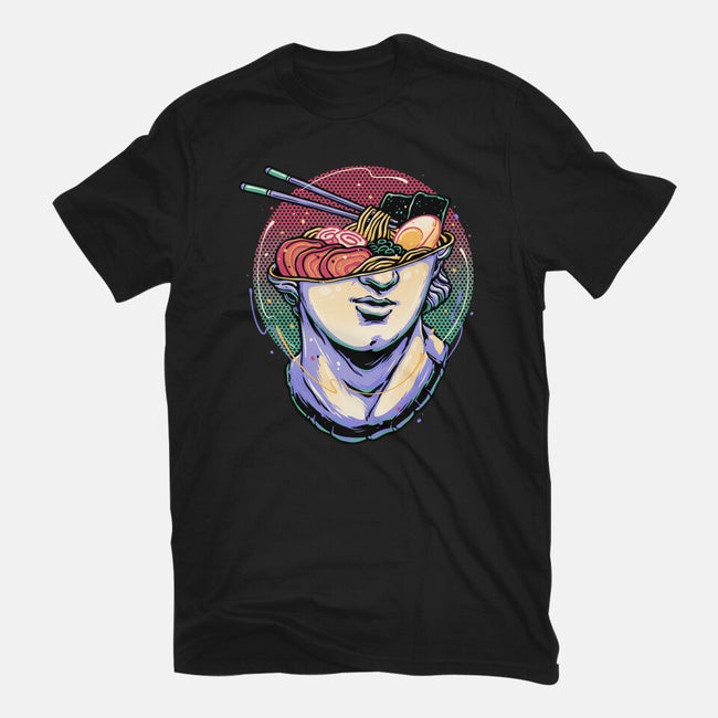 Ramen On My Mind-Womens-Fitted-Tee-glitchygorilla