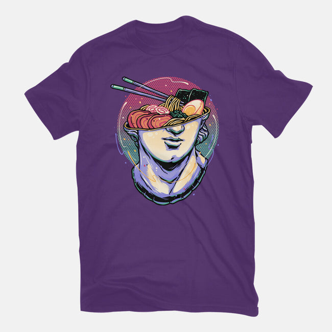 Ramen On My Mind-Womens-Fitted-Tee-glitchygorilla