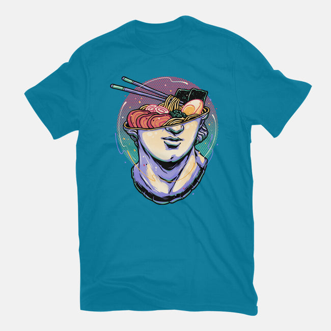 Ramen On My Mind-Womens-Fitted-Tee-glitchygorilla