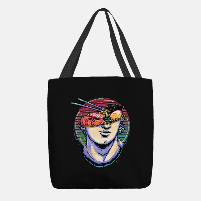Ramen On My Mind-None-Basic Tote-Bag-glitchygorilla
