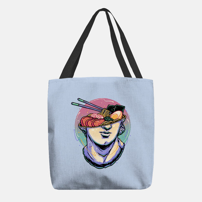 Ramen On My Mind-None-Basic Tote-Bag-glitchygorilla