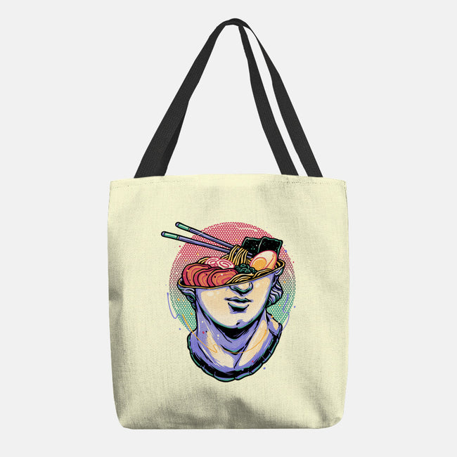 Ramen On My Mind-None-Basic Tote-Bag-glitchygorilla