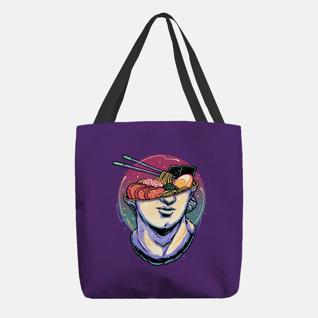 Ramen On My Mind-None-Basic Tote-Bag-glitchygorilla