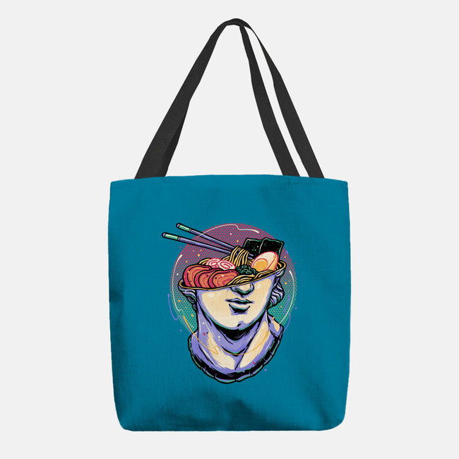 Ramen On My Mind-None-Basic Tote-Bag-glitchygorilla