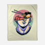 Ramen On My Mind-None-Fleece-Blanket-glitchygorilla