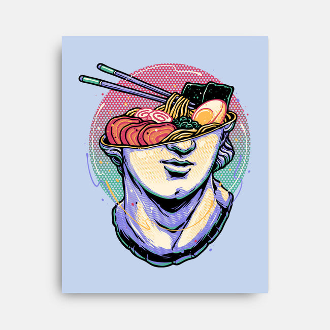 Ramen On My Mind-None-Stretched-Canvas-glitchygorilla