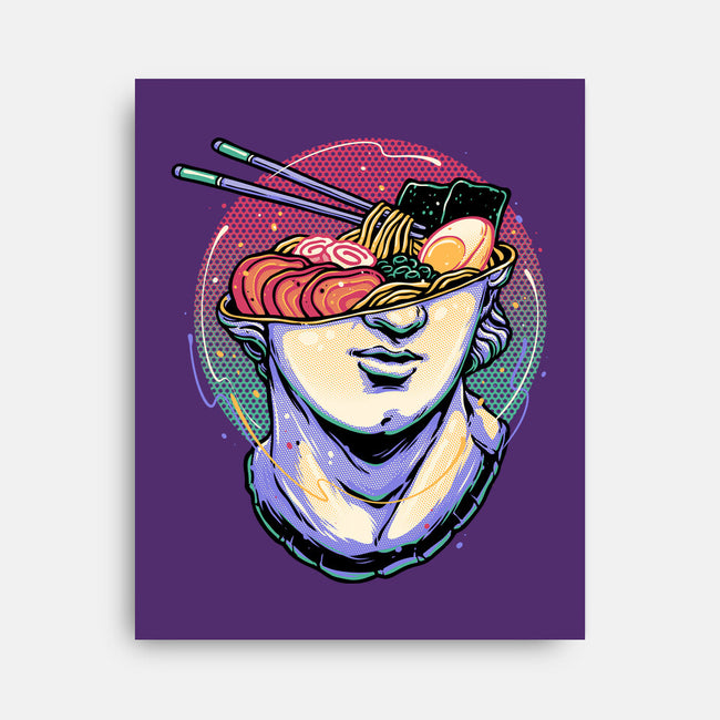 Ramen On My Mind-None-Stretched-Canvas-glitchygorilla