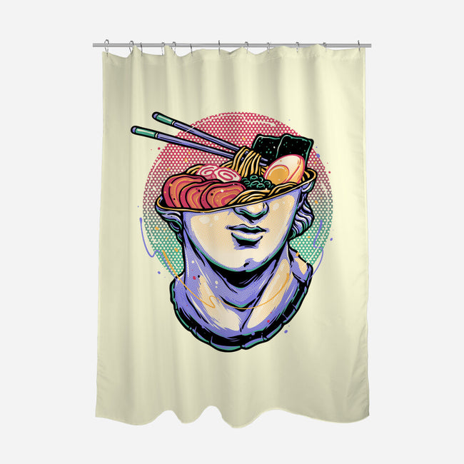 Ramen On My Mind-None-Polyester-Shower Curtain-glitchygorilla