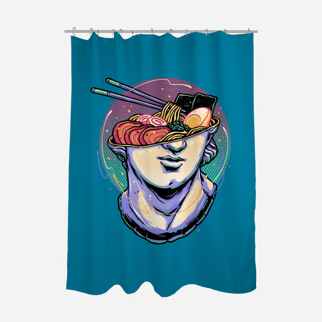 Ramen On My Mind-None-Polyester-Shower Curtain-glitchygorilla