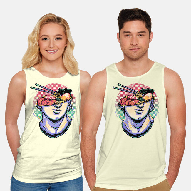 Ramen On My Mind-Unisex-Basic-Tank-glitchygorilla