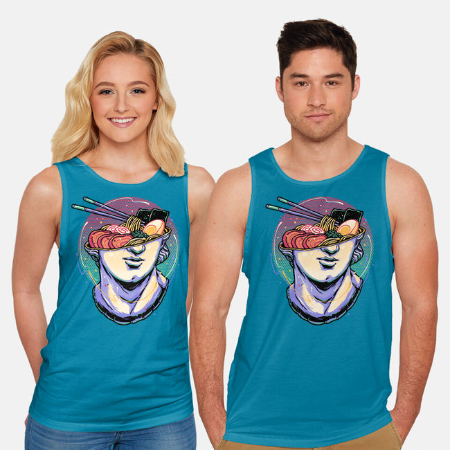 Ramen On My Mind-Unisex-Basic-Tank-glitchygorilla