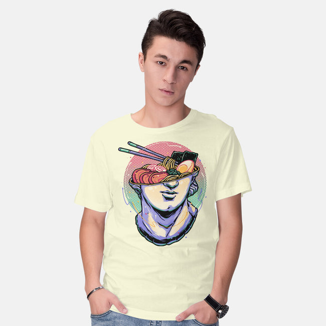 Ramen On My Mind-Mens-Basic-Tee-glitchygorilla