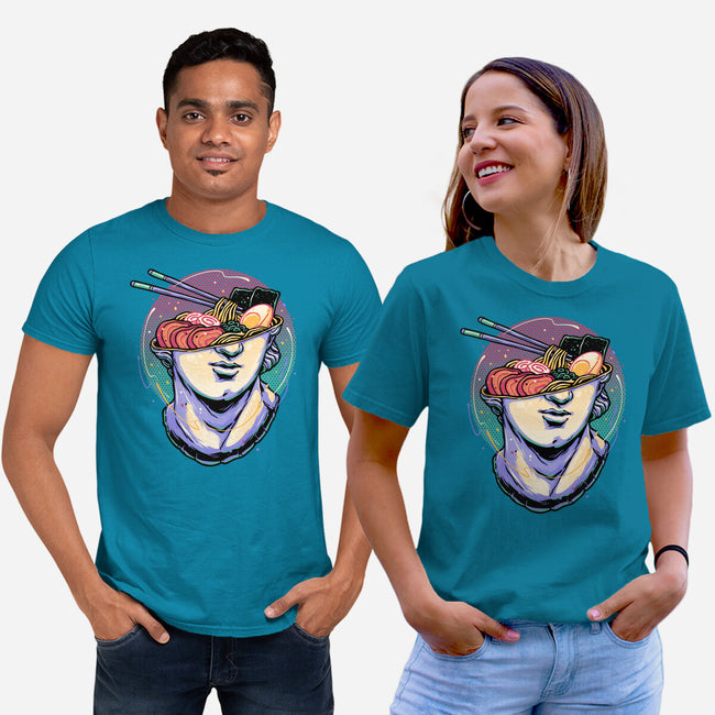 Ramen On My Mind-Unisex-Basic-Tee-glitchygorilla