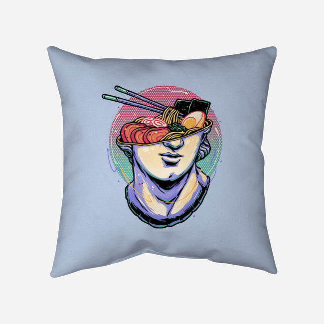 Ramen On My Mind-None-Removable Cover w Insert-Throw Pillow-glitchygorilla
