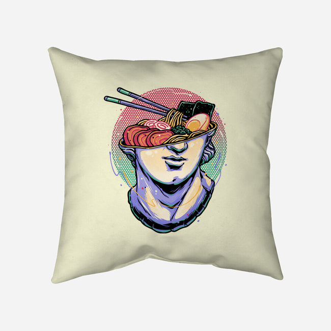 Ramen On My Mind-None-Removable Cover w Insert-Throw Pillow-glitchygorilla