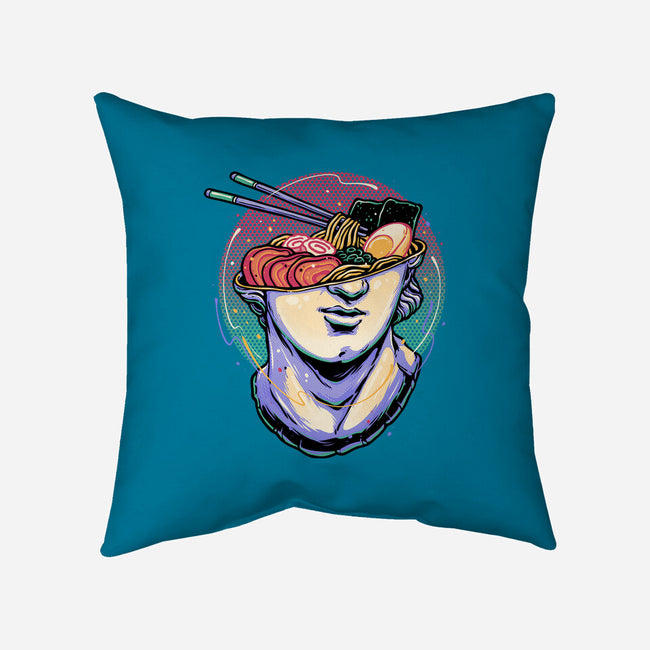Ramen On My Mind-None-Removable Cover w Insert-Throw Pillow-glitchygorilla