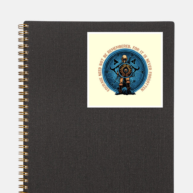 Courage From Within-None-Glossy-Sticker-glitchygorilla