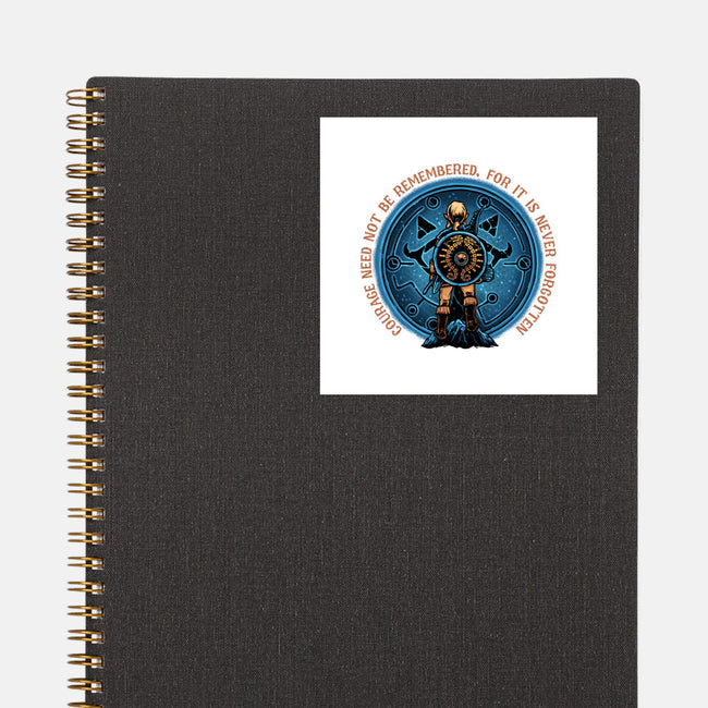 Courage From Within-None-Glossy-Sticker-glitchygorilla
