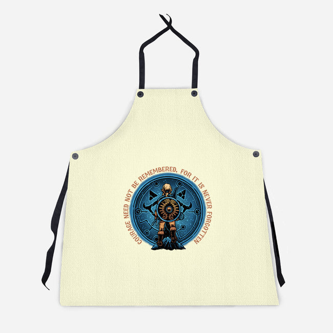 Courage From Within-Unisex-Kitchen-Apron-glitchygorilla