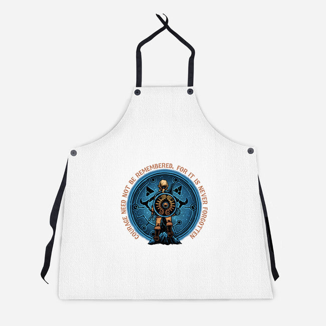 Courage From Within-Unisex-Kitchen-Apron-glitchygorilla