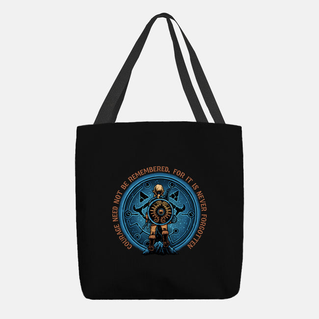 Courage From Within-None-Basic Tote-Bag-glitchygorilla