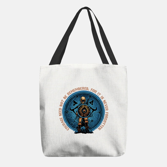 Courage From Within-None-Basic Tote-Bag-glitchygorilla